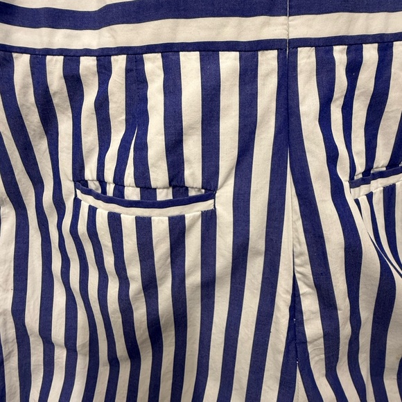 J. Crew Striped Halter Wide Leg Jumpsuit - Picture 8 of 9